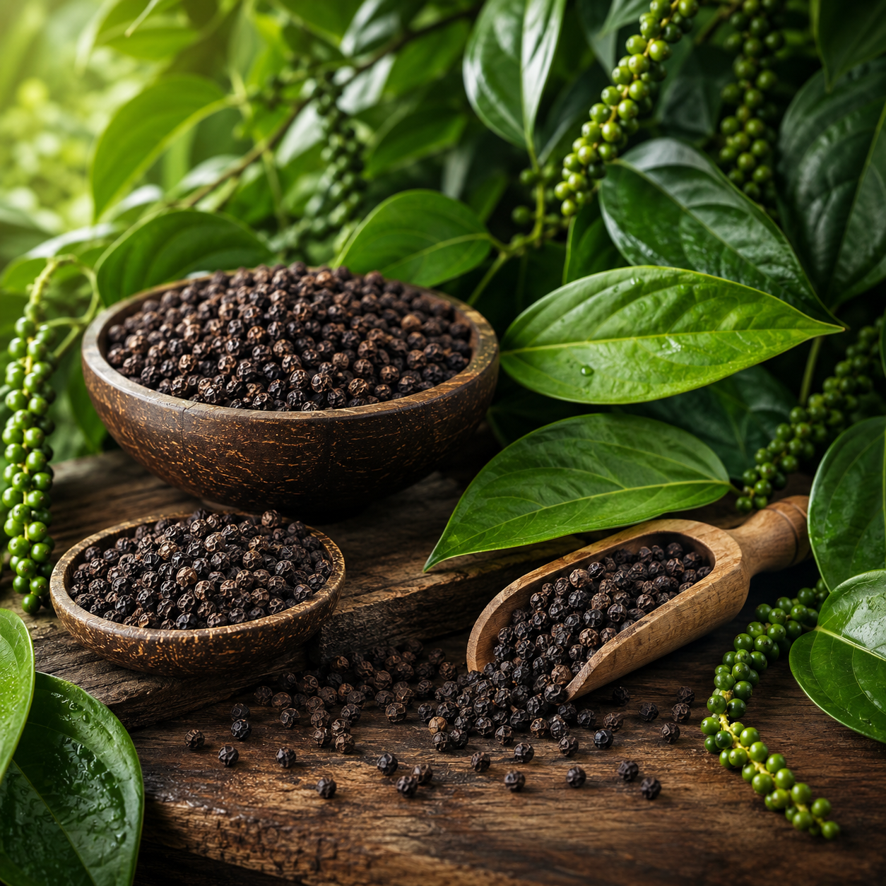 Steam sterilized pepper