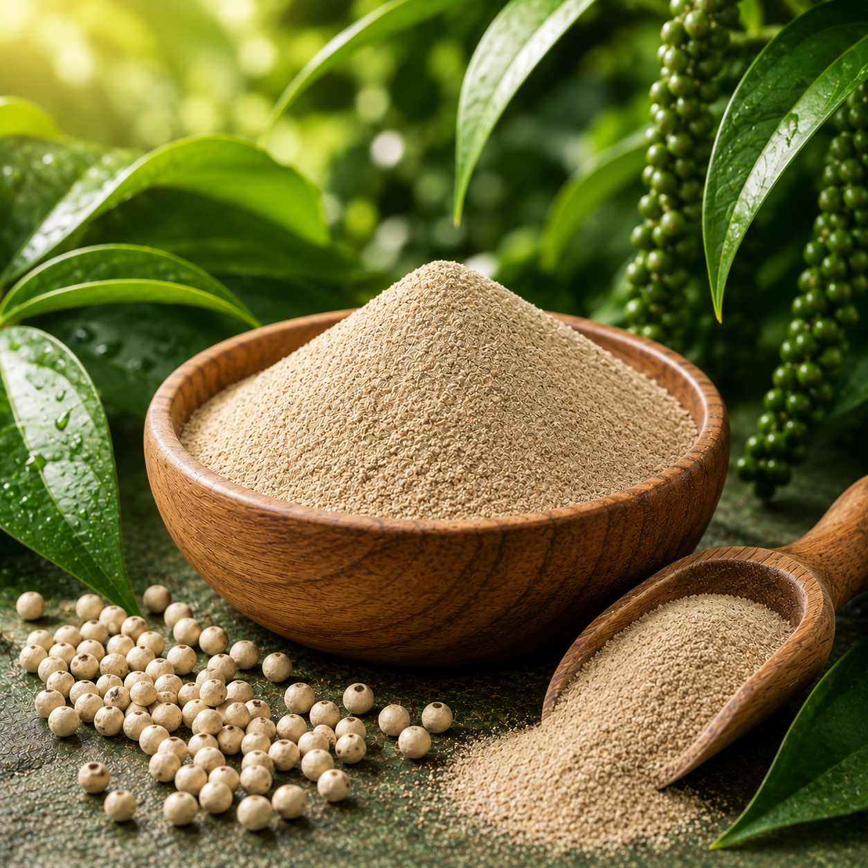 White pepper powder