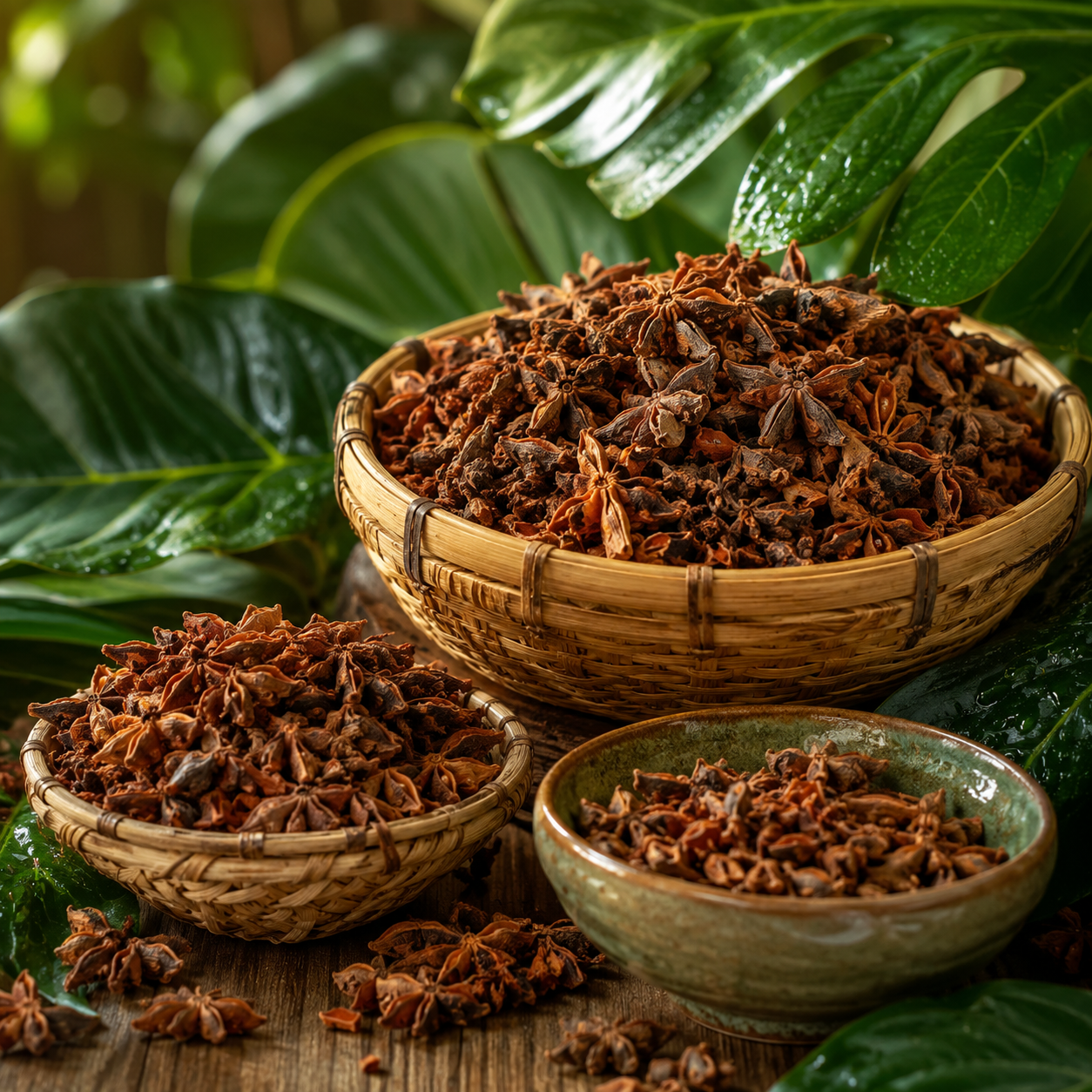 Star anise broken